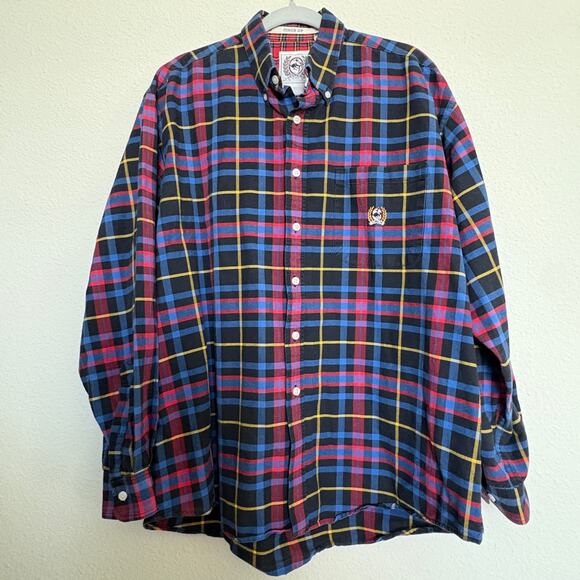 Cinch Men’s Western Plaid Button Down Shirt Rodeo Cowboy Check Flannel Cotton L - Picture 2 of 7